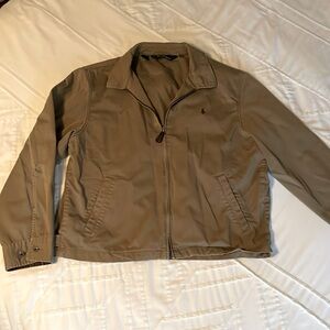 Ralf Lauren men’s khaki zip jacket